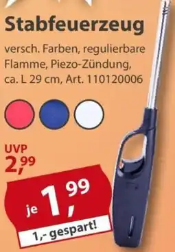 Sonderpreis Baumarkt Stabfeuerzeug Angebot