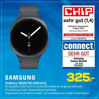 Euronics Samsung galaxy watch8 (40mm) Angebot