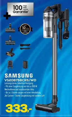 Euronics Samsung vs20b75bcr5/wd Angebot