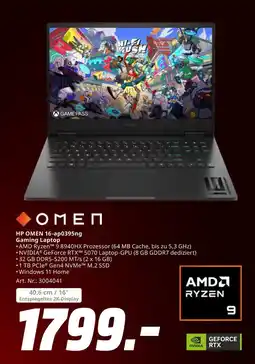 MediaMarkt Hp omen 16-ap0395ng gaming laptop Angebot