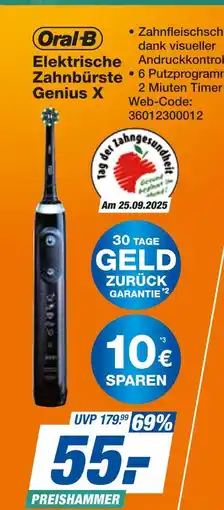 Expert Oral-b elektrische zahnbürste genius x Angebot