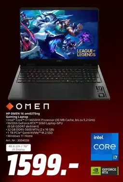 MediaMarkt Hp omen 16-am0375ng gaming laptop Angebot