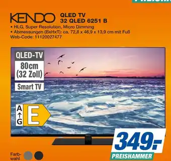 Expert Kendo qled tv 32 qled 6251 b Angebot