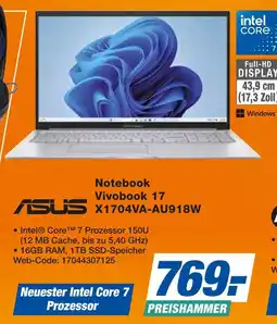 Expert Asus notebook vivobook 17 x1704va-au918w Angebot