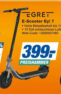 Expert Egret e-scooter ey! 7 Angebot