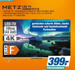 Expert Metz led tv 43mud7071z Angebot