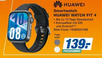 Expert Huawei smartwatch huawei watch fit 4 Angebot