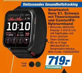 Expert Smartwatch venu x1 Angebot