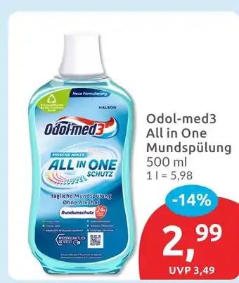 Budni Odol-med3 all in one mundspülung Angebot