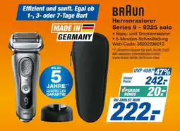 Expert Herrenrasierer series 9 - 9325 solo Angebot