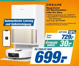 Expert Dreame saugroboter mit wischfunktion l40s pro ultra Angebot