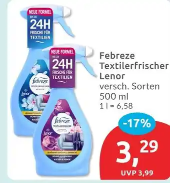 Budni Febreze textilerfrischer lenor Angebot
