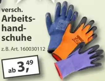 Sonderpreis Baumarkt versch. Arbeitshandschuhe Angebot