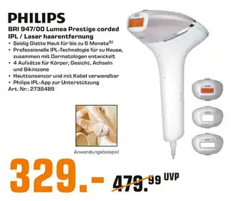 Saturn Philips lumea prestige corded ipl / laser haarentfernung Angebot