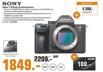 Saturn Sony alpha 7 iii body systemkamera Angebot