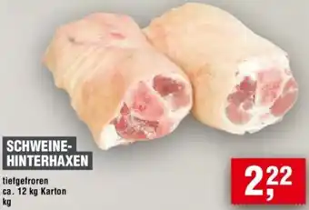 Handelshof Schweinehinterhaxen Angebot