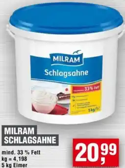 Handelshof Milram schlagsahne Angebot