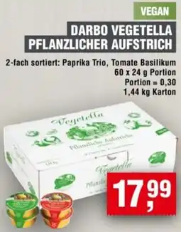 Handelshof Darbo vegetella pflanzlicher aufstrich Angebot