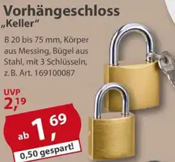 Sonderpreis Baumarkt Vorhängeschloss ,,Keller" Angebot