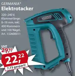 Sonderpreis Baumarkt GERMANIA Elektrotacker Angebot