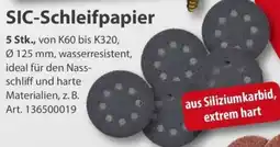 Sonderpreis Baumarkt SIC-Schleifpapier Angebot
