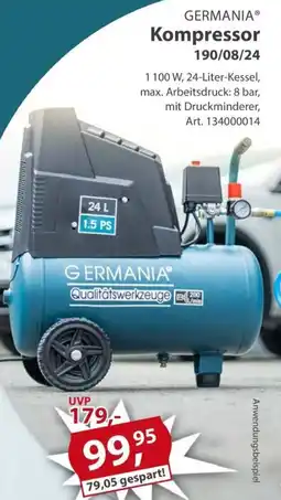 Sonderpreis Baumarkt GERMANIA Kompressor 190/08/24 Angebot