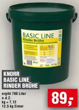 Handelshof Knorr basic line rinder brühe Angebot