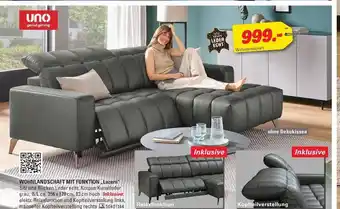 Höffner Uno wohnlandschaft mit funktion luzern Angebot