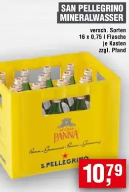Handelshof San pellegrino mineralwasser Angebot