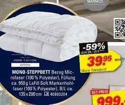 Höffner John cotton europe mono-steppbett Angebot