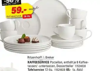 Höffner Ritzenhoff & breker kaffeeservice Angebot