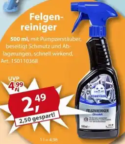 Sonderpreis Baumarkt Felgenreiniger Angebot
