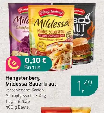Dornseifer Hengstenberg Mildessa Sauerkraut Angebot