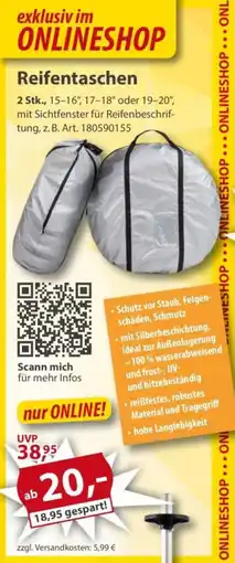 Sonderpreis Baumarkt Reifentaschen Angebot