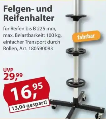 Sonderpreis Baumarkt Felgen- und Reifenhalter Angebot