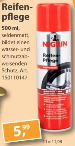 Sonderpreis Baumarkt NIGRIN Reifenpflege Angebot