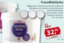 Sonderpreis Baumarkt DECOPRO Putzeffektfarbe Angebot