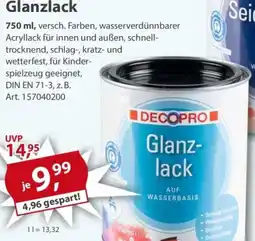 Sonderpreis Baumarkt DECOPRO Glanzlack Angebot