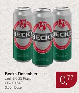 Dornseifer Becks Dosenbier Angebot