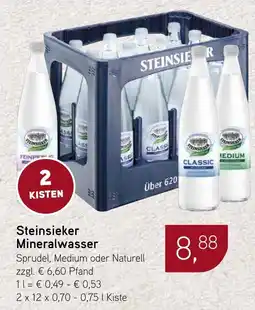 Dornseifer Steinsieker Mineralwasser Angebot