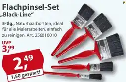 Sonderpreis Baumarkt Flachpinsel-Set ,,Black-Line" Angebot