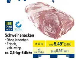 METRO Schweinenacken Angebot