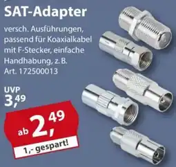 Sonderpreis Baumarkt SAT-Adapter Angebot