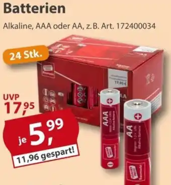 Sonderpreis Baumarkt Batterien Angebot