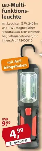 Sonderpreis Baumarkt LED-Multifunktionsleuchte Angebot