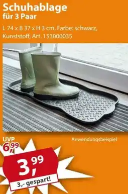 Sonderpreis Baumarkt Schuhablage für 3 Paar Angebot