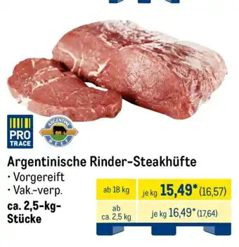 METRO Argentinische Rinder-Steakhüfte Angebot