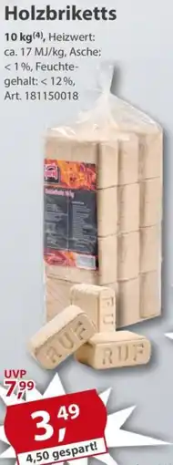 Sonderpreis Baumarkt Holzbriketts Angebot