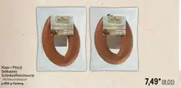 METRO Klaas + Pitsch Delikatess Schinkenfleischwurst Angebot