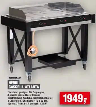Handelshof Hendi gasgrill atlanta Angebot